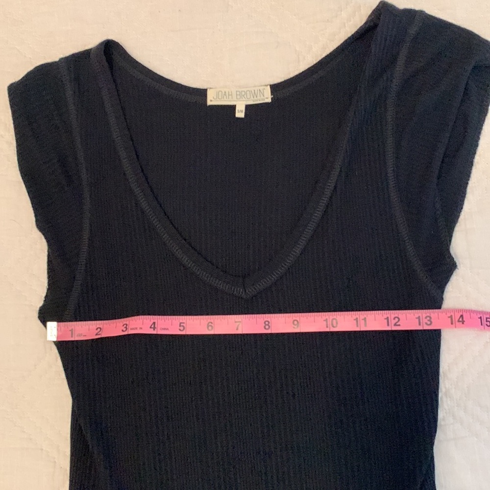 NWOT Joah Brown S/M Black Top